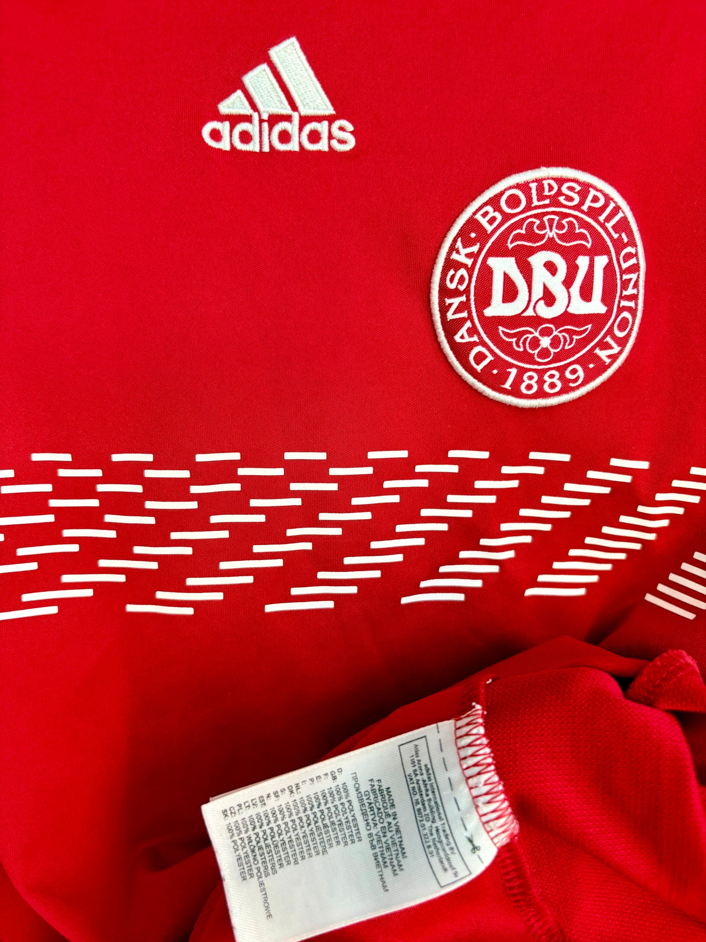 Danmark DBU fodboldtrøje 2010