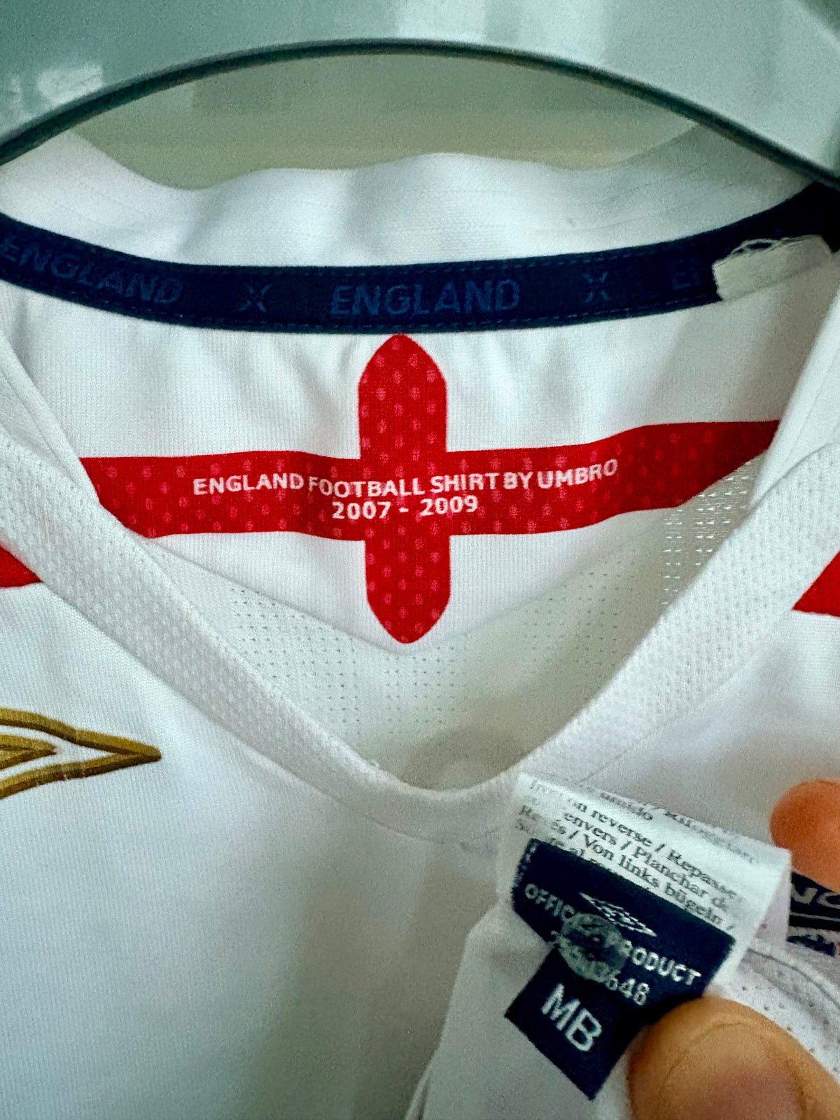 England Rooney fodboldtrøje 2007
