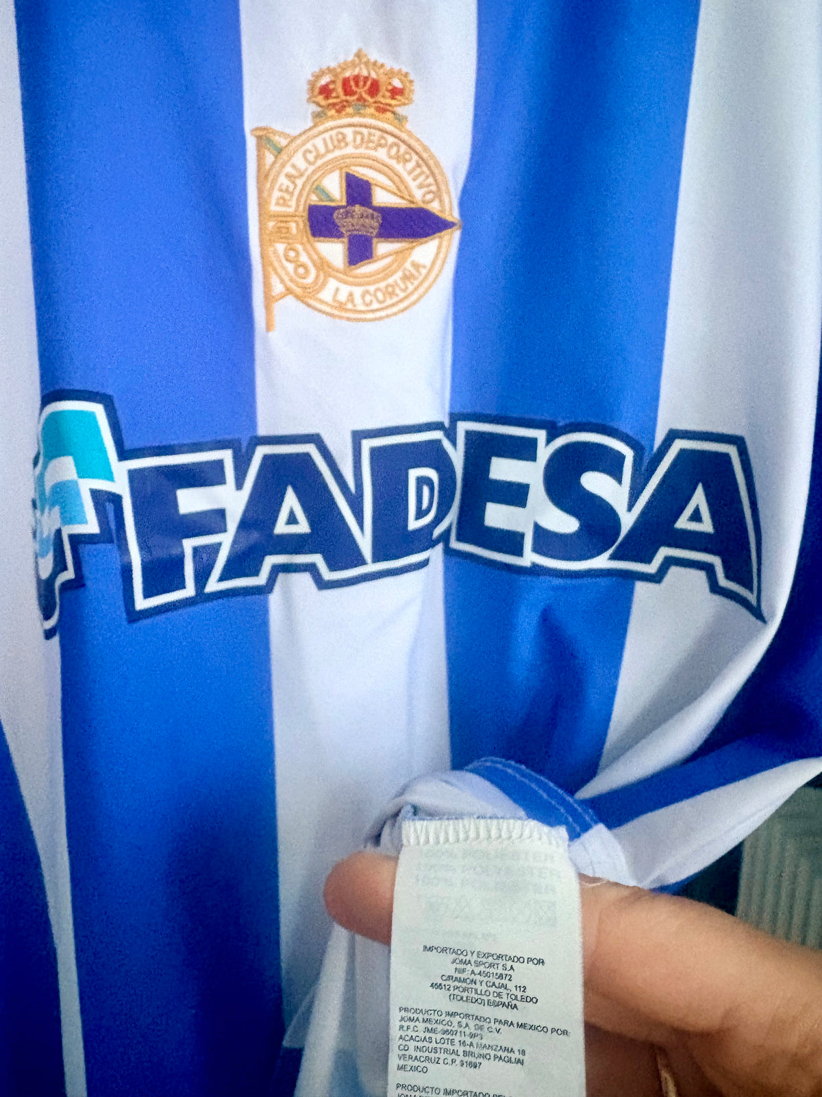 Deportivo La Coruña fodboldtrøje 2002