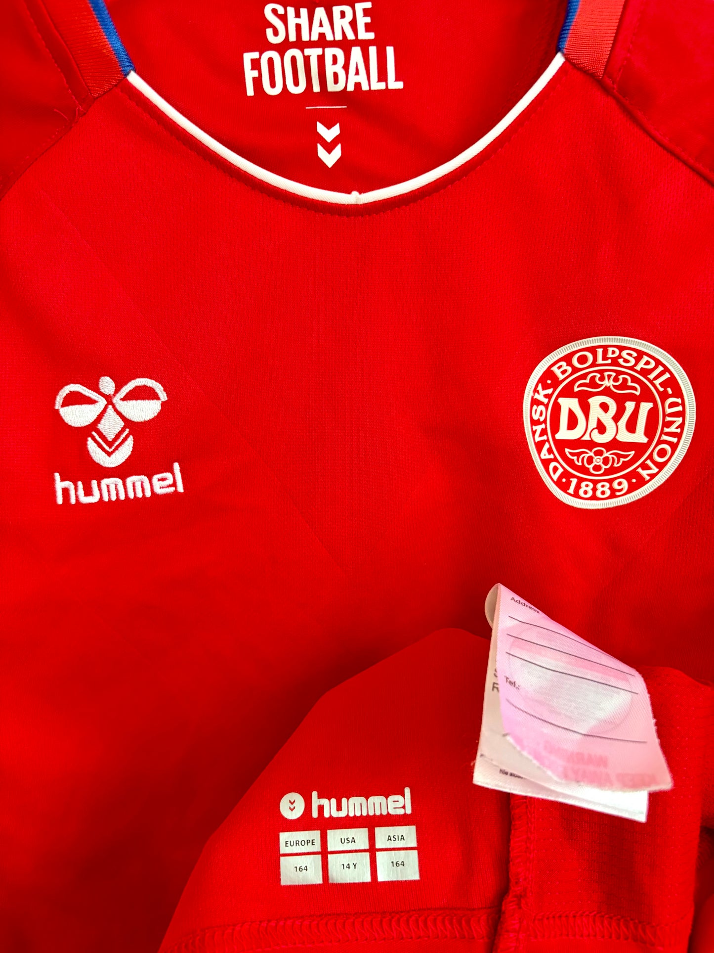 Danmark 🇩🇰 DBU fodboldtrøje 2018
