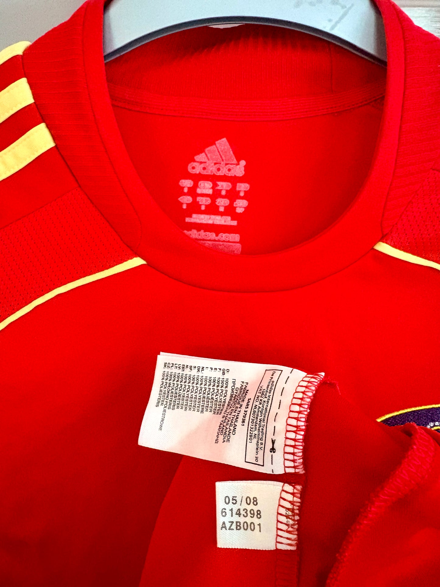 Spanien fodboldtrøje 2008