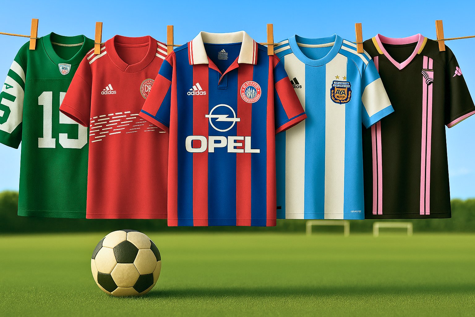 Alle fodboldtrøjer
