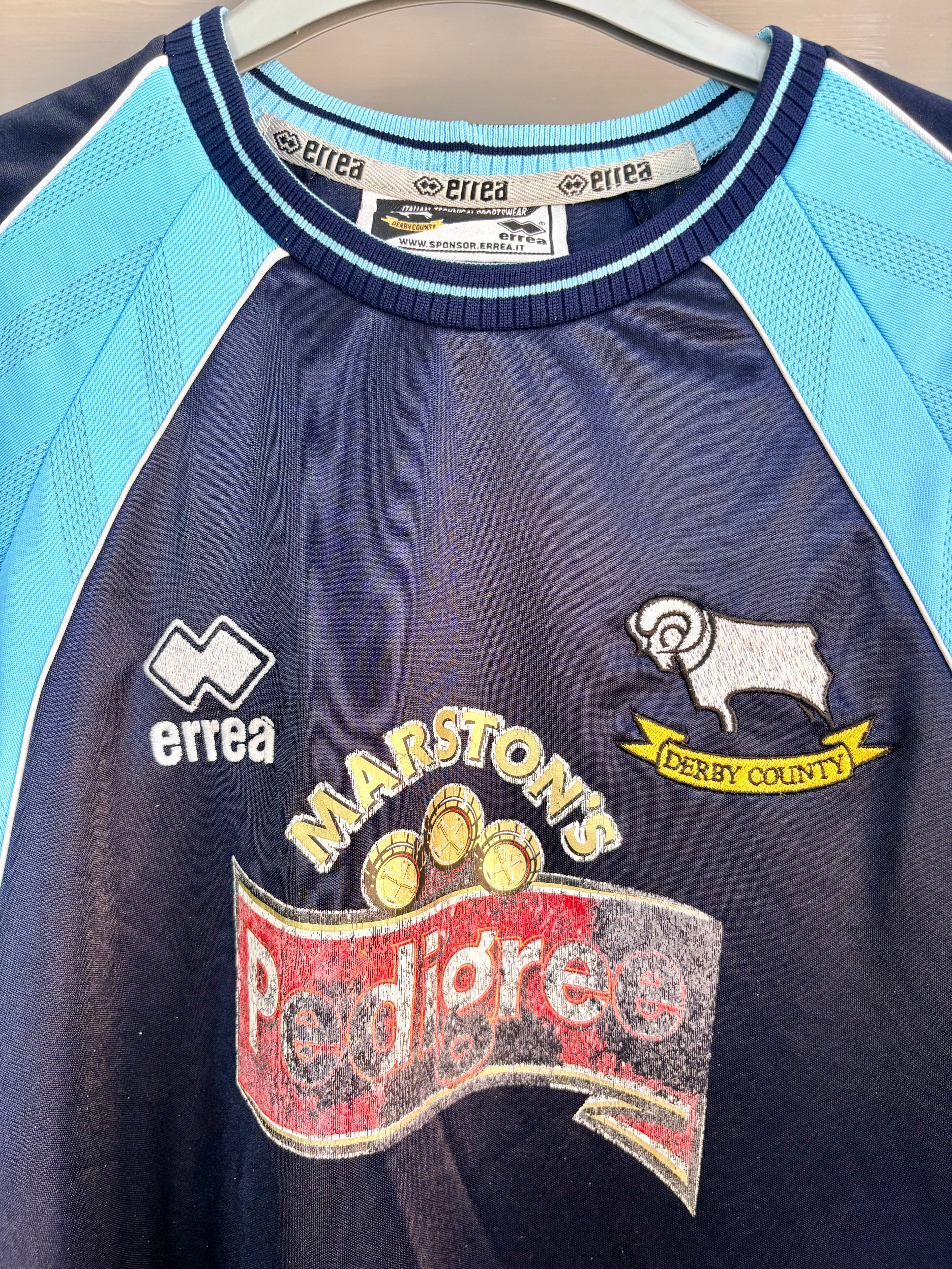 Derby County fodboldtrøje 2001