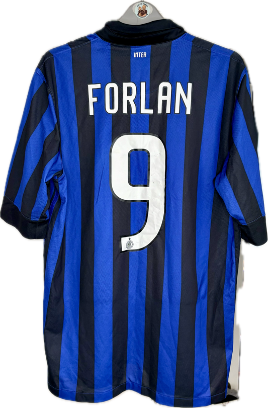 Inter fodboldtrøje med Forlan 2011