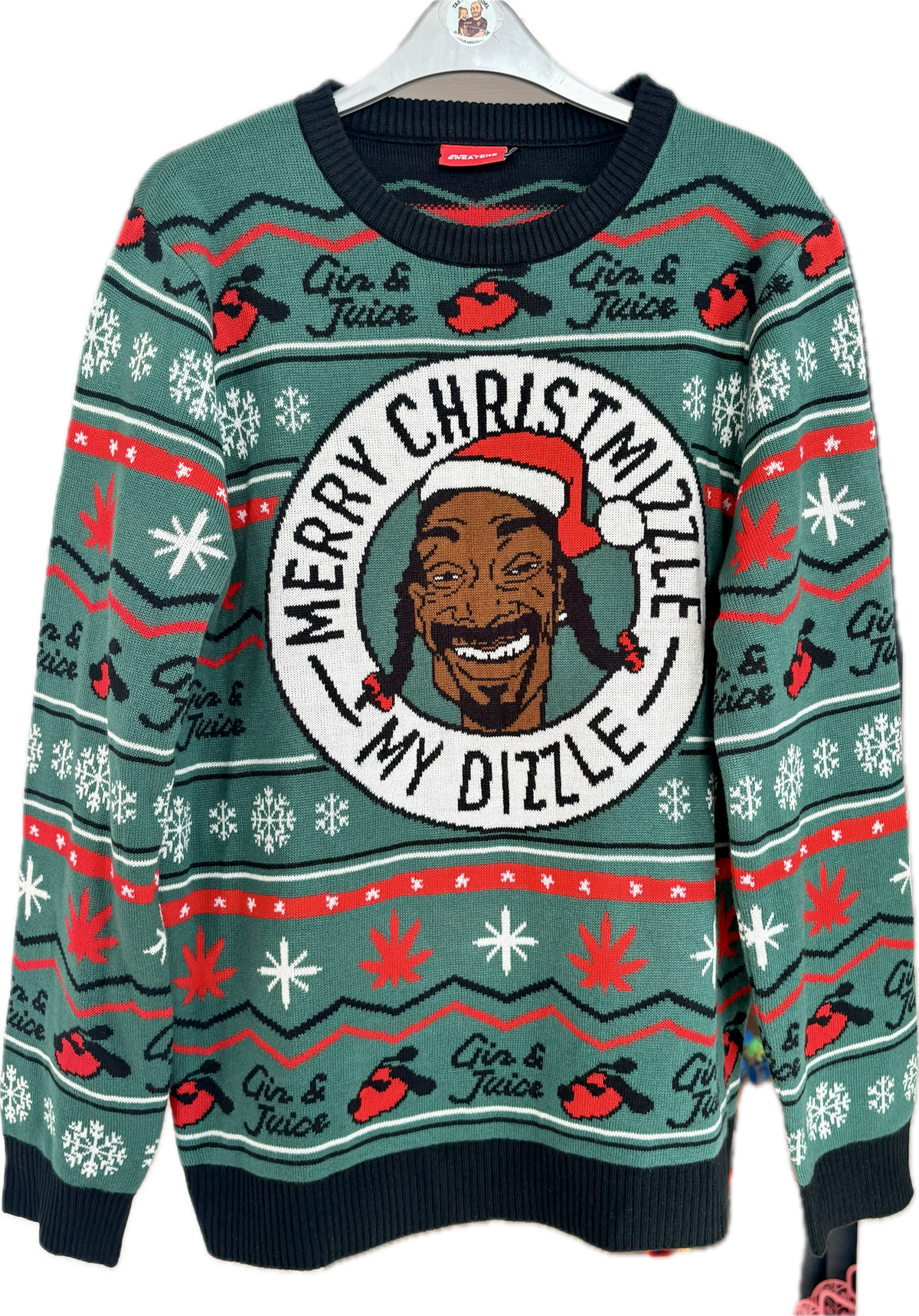 Snoop Dog juletrøje / julesweater i M/L