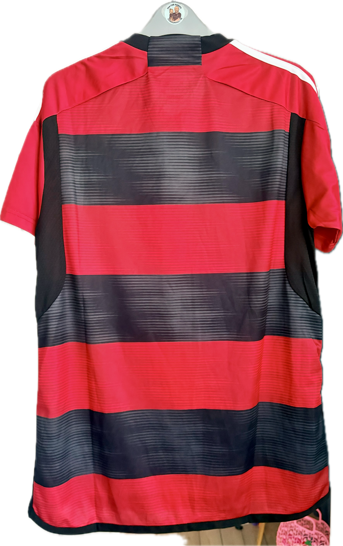 Flamengo fodboldtrøje M rød/sort slim fit