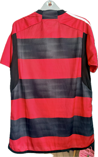Flamengo fodboldtrøje M rød/sort slim fit