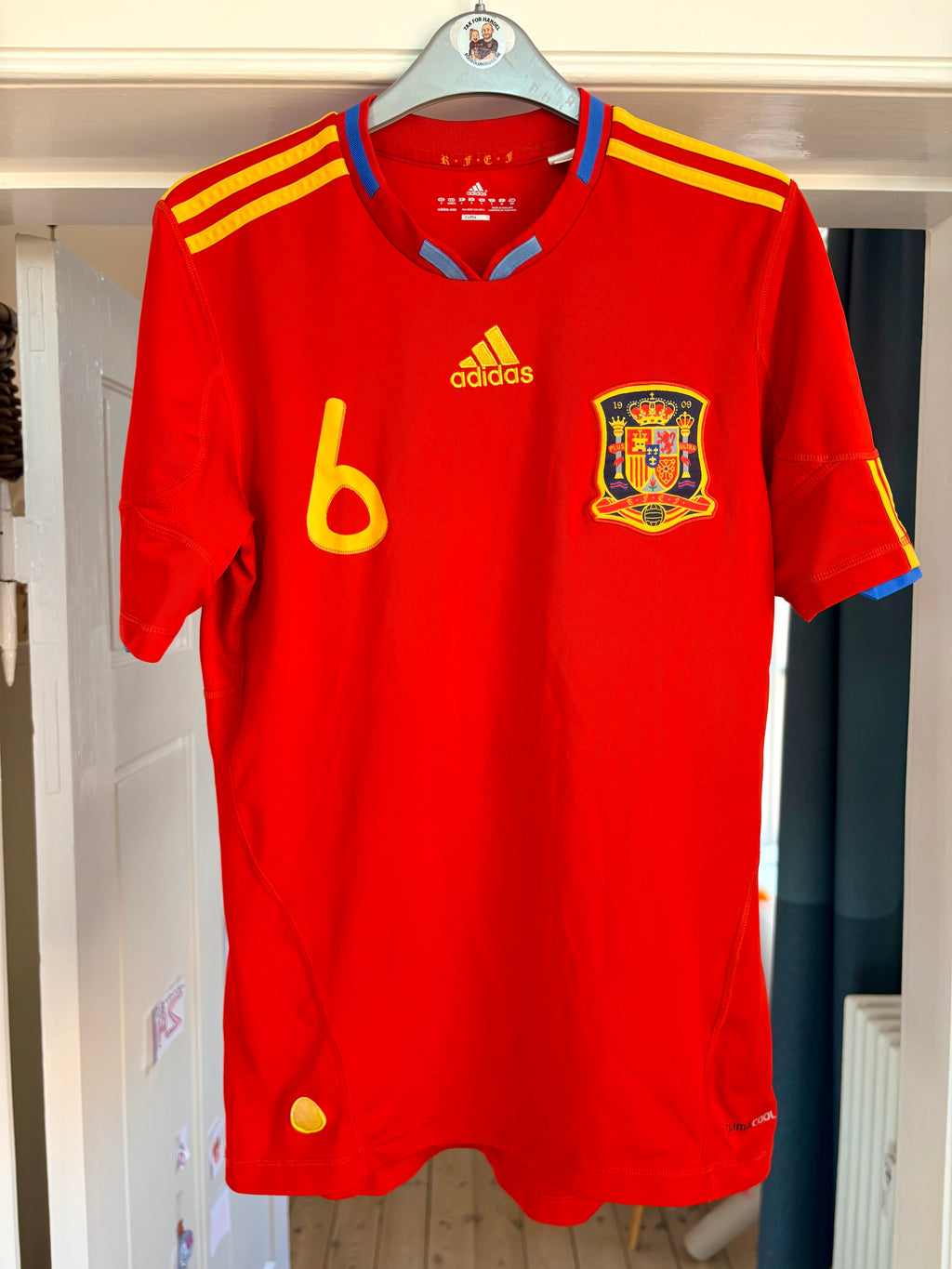 Spanien fodboldtrøje Iniesta 2010