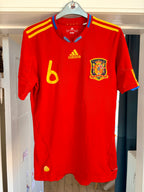 Spanien fodboldtrøje Iniesta 2010
