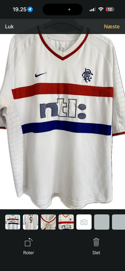 Glasgow Rangers fodboldtrøje 2000
