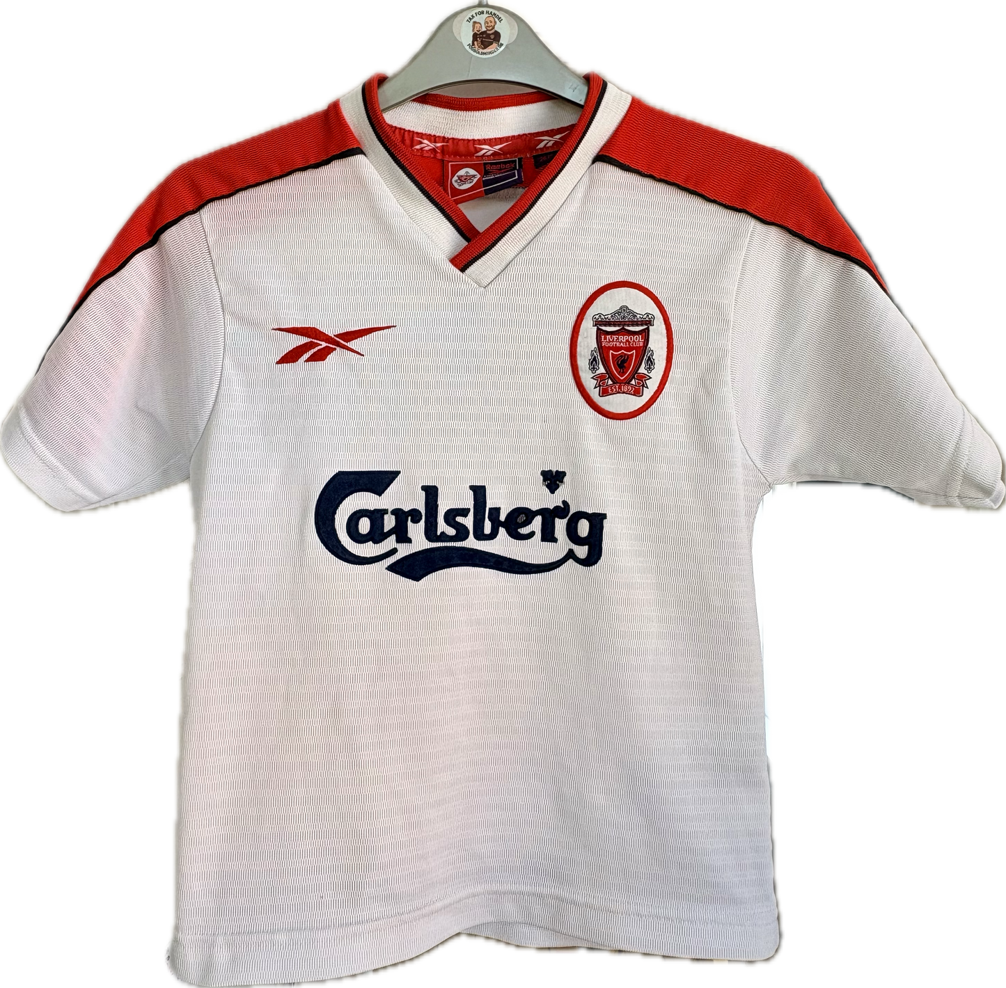 Liverpool fodboldtrøje 1998 gengivelse