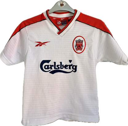 Liverpool fodboldtrøje 1998 gengivelse