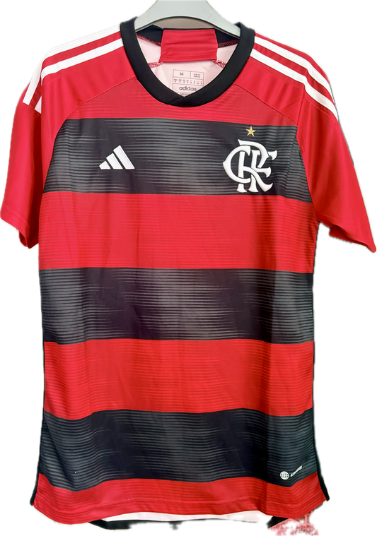 Flamengo fodboldtrøje M rød/sort slim fit