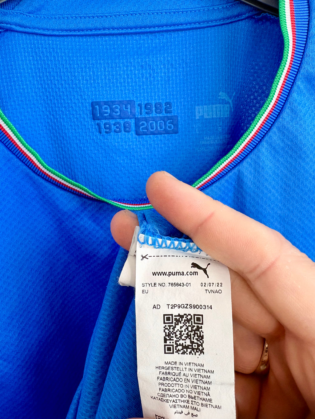 Italien fodboldtrøje 2022