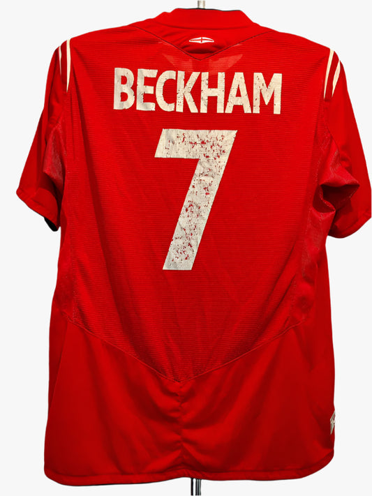 England fodboldtrøje med Beckham - 2004