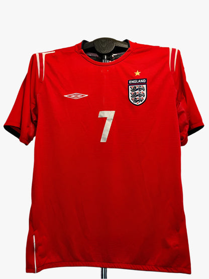 England fodboldtrøje Beckham 2004
