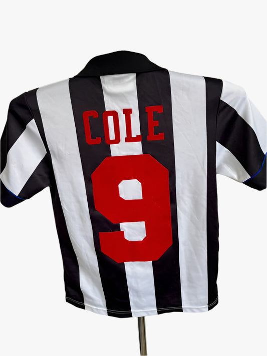 Newcastle fodboldtrøje med Andy Cole - 1993