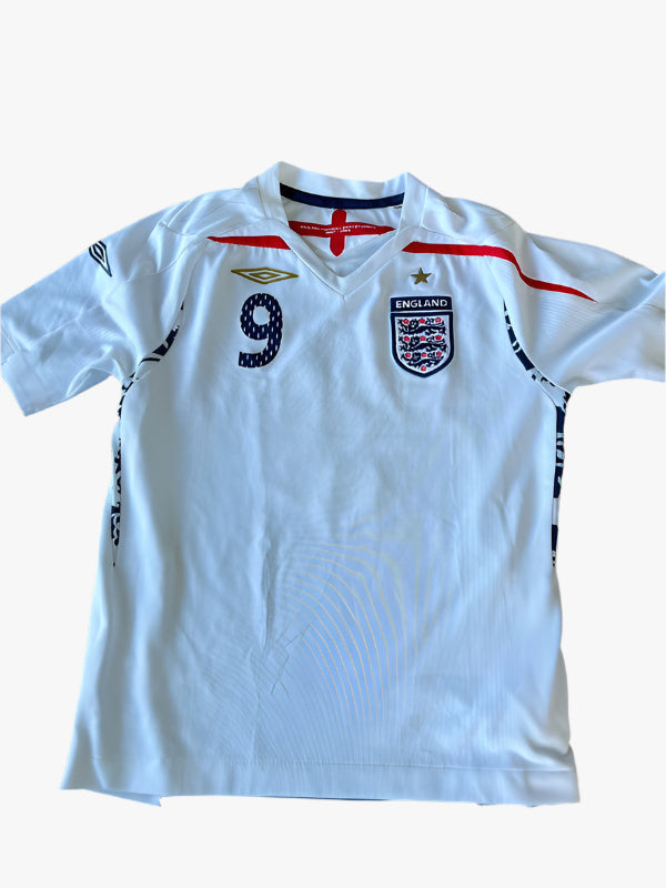 England fodboldtrøje Rooney 2007