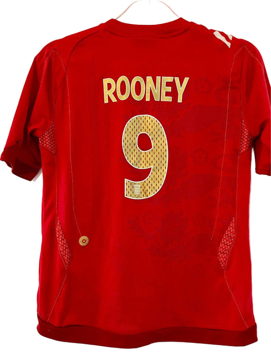 England fodboldtrøje med Rooney - 2006