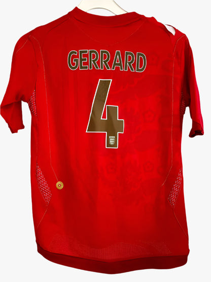 England fodboldtrøje med Steven Gerrard - 2006