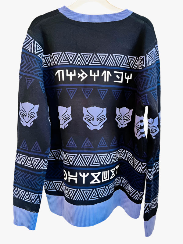 Wakanda Forever Marvel juletrøje - Large
