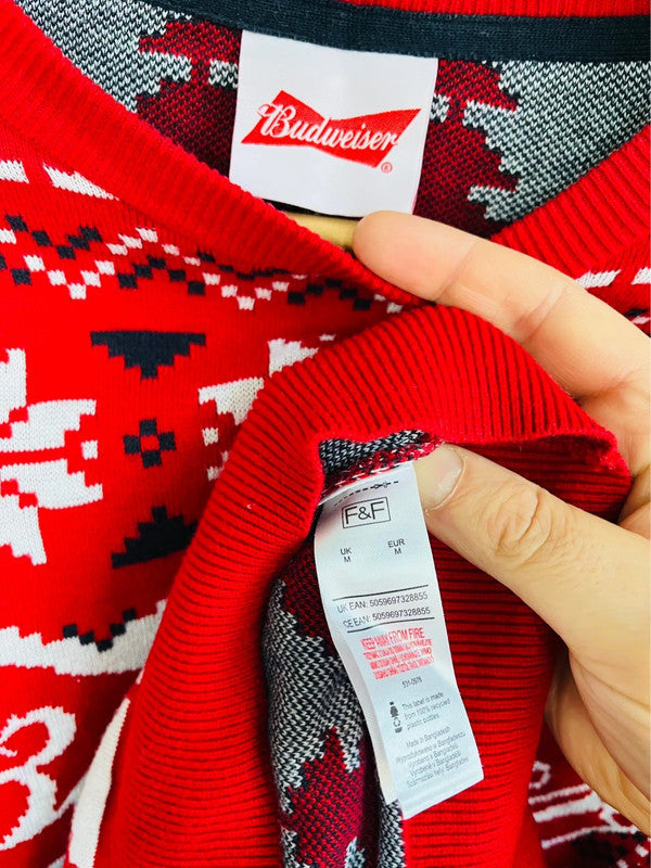 Budweiser juletrøje - Medium
