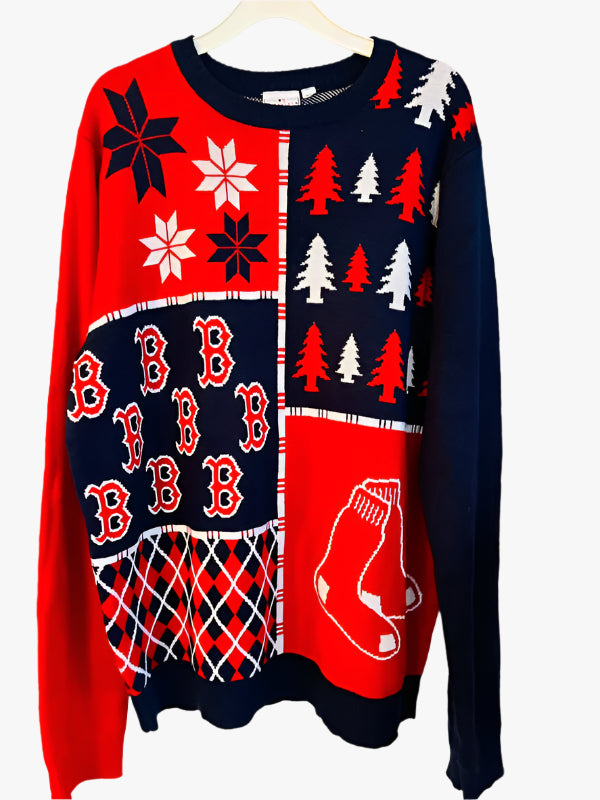 MLB Boston Red Sox juletrøje - XL