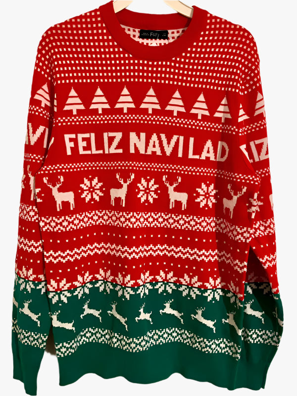 Feliz Navilad juletrøje - Medium