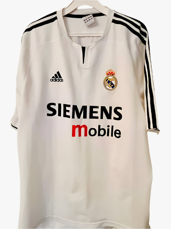 Real Madrid fodboldtrøje med David Beckham - 2003