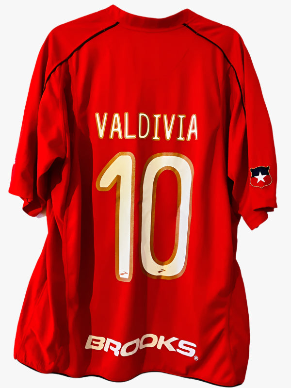 Chile fodboldtrøje med Valdivia - 2010