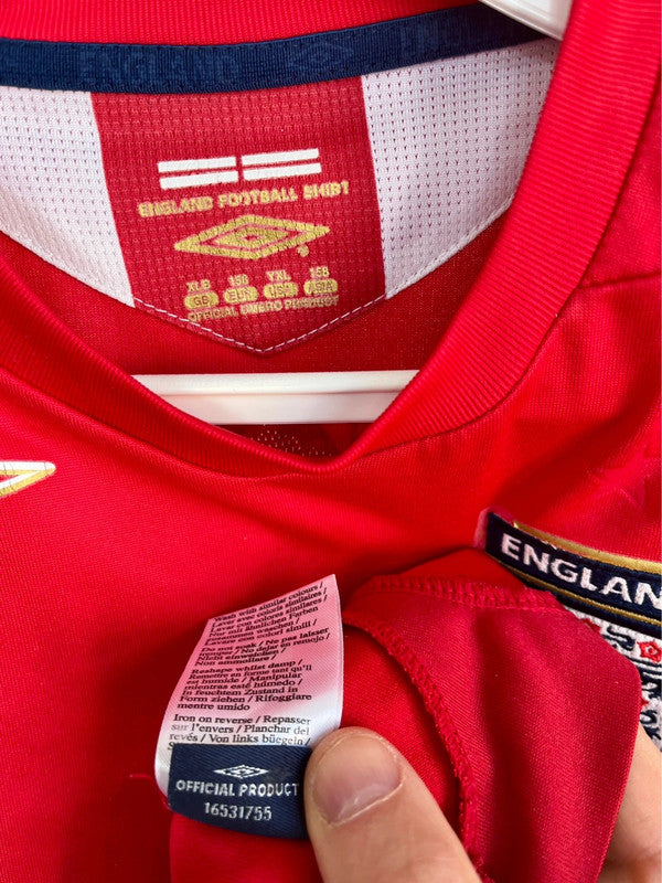 England fodboldtrøje David Beckham 2004