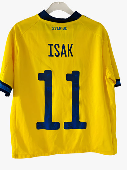 Sverige 🇸🇪 fodboldtrøje med Isak - 2019