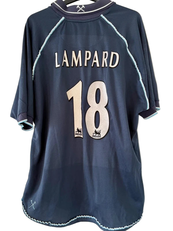West Ham fodboldtrøje Lampard #18 1999–2001