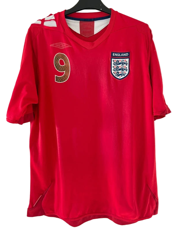 England fodboldtrøje Rooney 9 2006/08