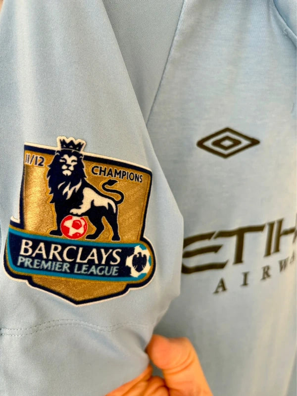 Manchester City fodboldtrøje – Sergio Agüero #16 – 2011/12