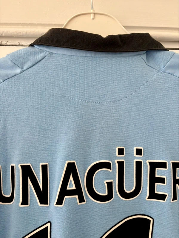 Manchester City fodboldtrøje – Sergio Agüero #16 – 2011/12