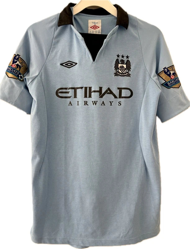 Manchester City fodboldtrøje – Sergio Agüero #16 – 2011/12