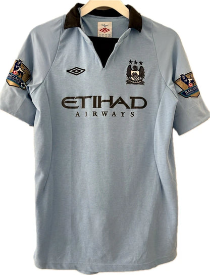 Manchester City fodboldtrøje – Sergio Agüero #16 – 2011/12