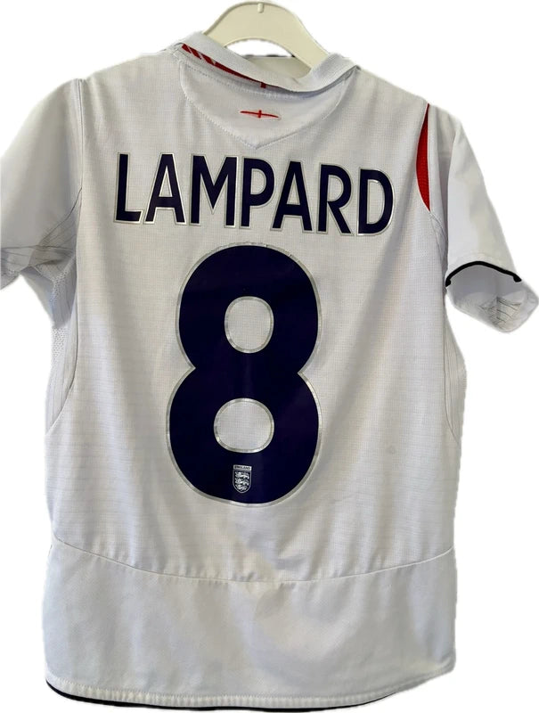 England fodboldtrøje Lampard #8 2006
