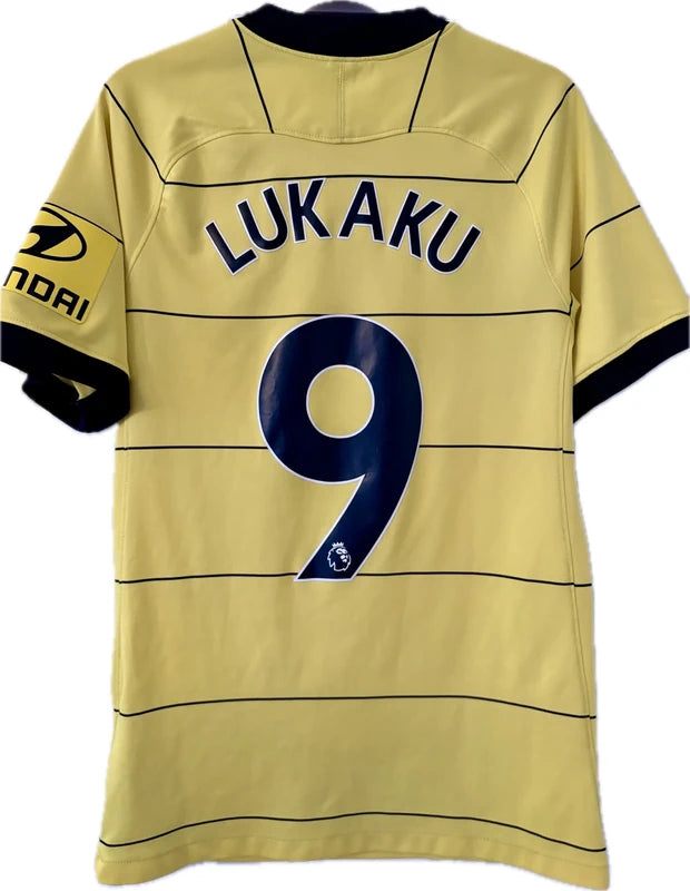 Chelsea fodboldtrøje med Lukaku 2021/22