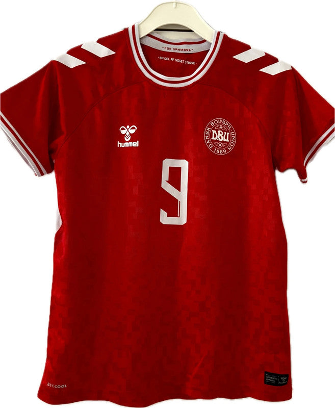 Danmark DBU fodboldtrøje 2022 Højlund