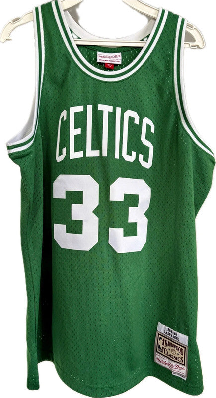 Boston Celtics med Bird basketballtrøje 1985