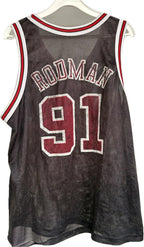Chicago Bulls basketballtrøje med Rodman 1995
