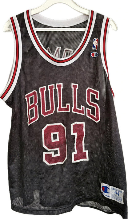 Chicago Bulls basketballtrøje Rodman 1995 - Fodboldminder.dk
