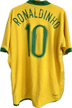 Brasilien fodboldtrøje Ronaldinho 2006