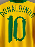 Brasilien fodboldtrøje Ronaldinho 2006