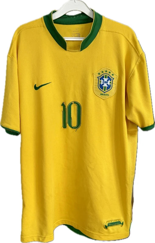 Brasilien fodboldtrøje Ronaldinho 2006