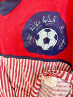 Danmark DBU fan fodboldtrøje ca. 1985–1987