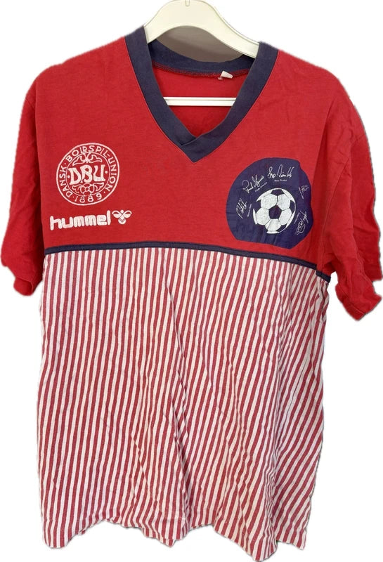 Danmark DBU fan fodboldtrøje ca. 1985–1987