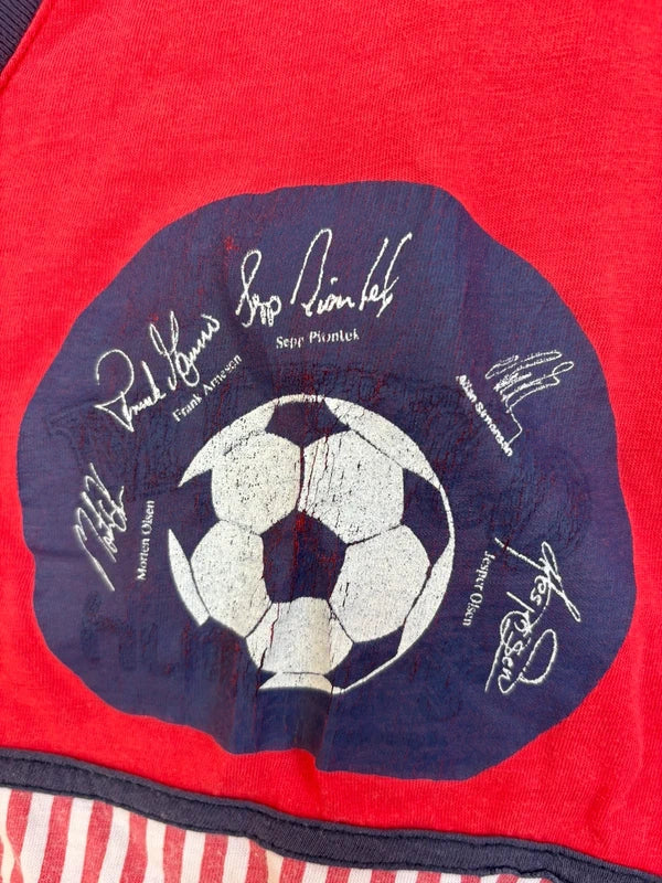 Danmark DBU fan fodboldtrøje ca. 1985–1987